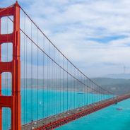 Golden,Gate,Bridge,In,San,Francisco,California.,San,Francisco,Skyline